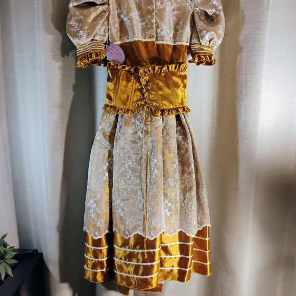 Taffatu Organza Girls Dress